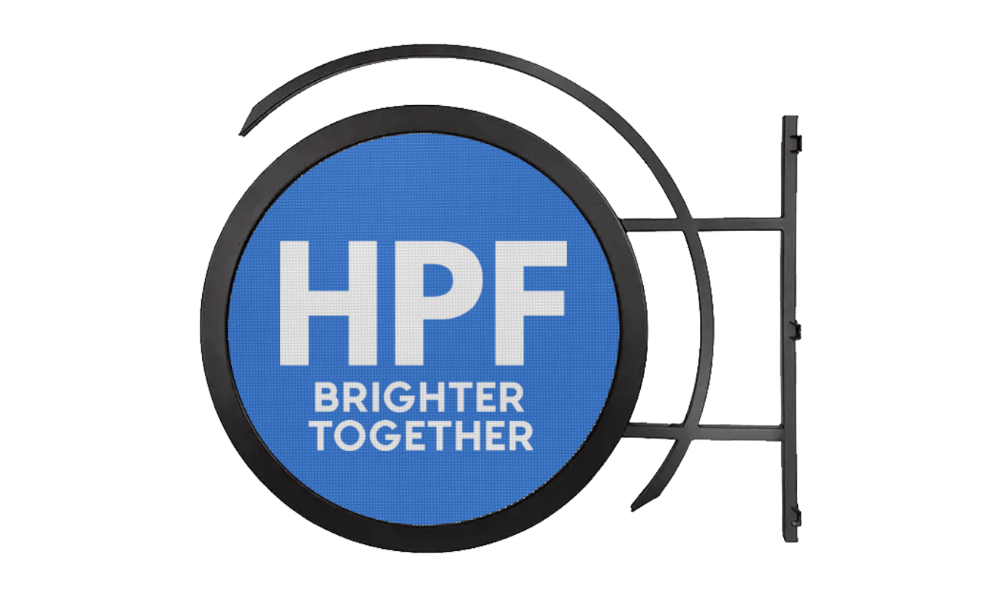 Double-sided LED display